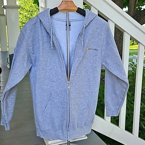 GILDAN heavy duty sentara zip up hoodie new no tags small - Picture 2 of 9